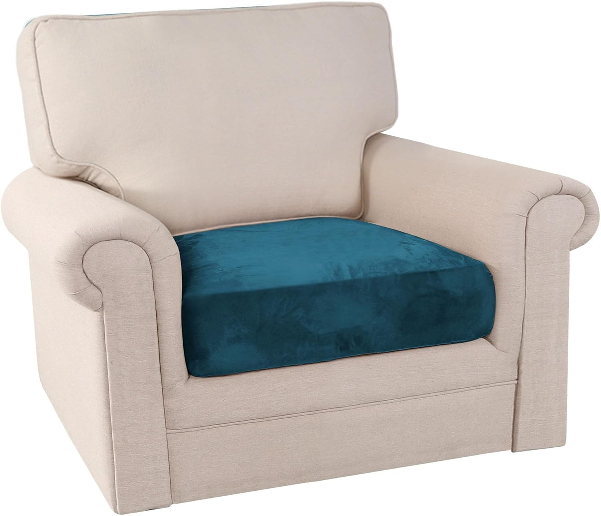 PrinceDeco Couch Cushion Cover Cushion Slipcover for Chair Sofa Cushion Furniture Protector Seat