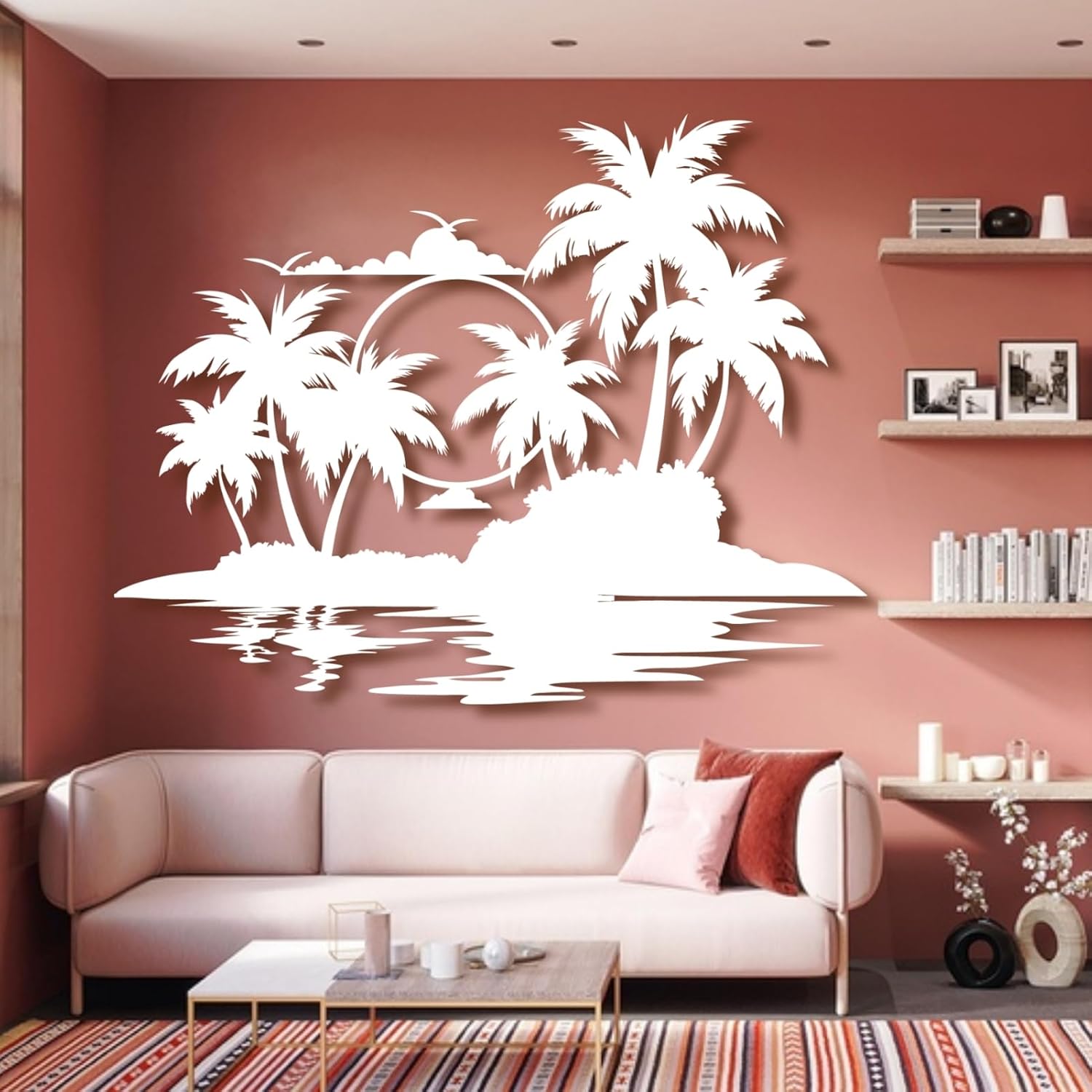 Palm Tree Metal Wall Decor,Palm Tree Metal Wall Art,Metal Palm Tree,Metal Palm Tree Wall