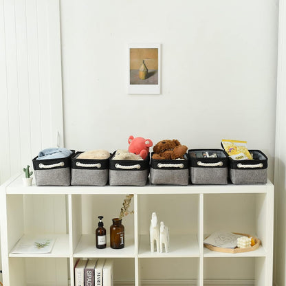 Fabric Storage Cubes - Closet Storage Bins Storage Baskets for Organizing with Handles Organization