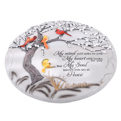 Cardinal Memorial Graden Stones, Garden Stones in Memory of Loved Ones, Memorial Gifts for Loss of