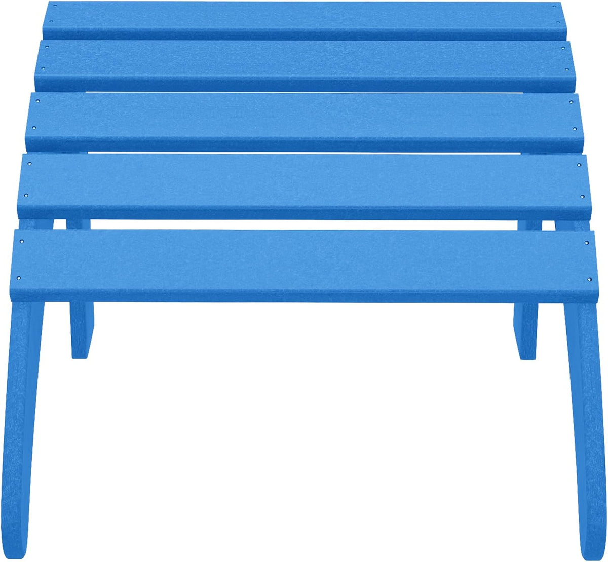 WestinTrends Outdoor Ottoman, Patio Adirondack Ottoman Foot Rest, All Weather Poly Lumber Folding