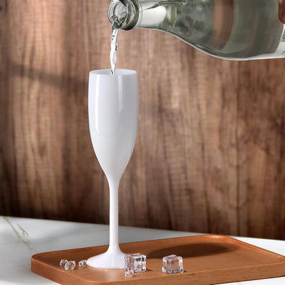 XUWAIDSGN Acrylic Champagne Flutes Toasting Glasses Unbreakable Mimosa Bar Reusable Wine Glasses