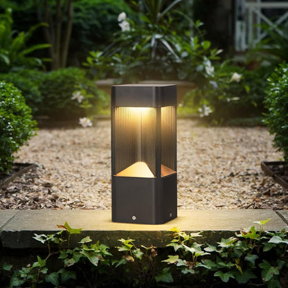 3000K Pathway Lights Black Landscape Path Light Outdoor Waterproof Garden Floor Lamp Modern Walkway