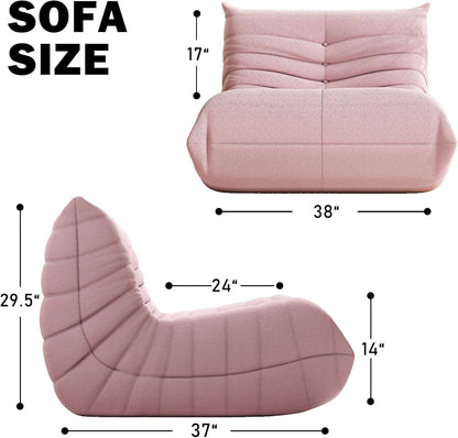 Bean Bag Chair, Fireside Chair Bean Bag Sofa Large Bean Bag Chair for Adults, Bean Bag Chairs for