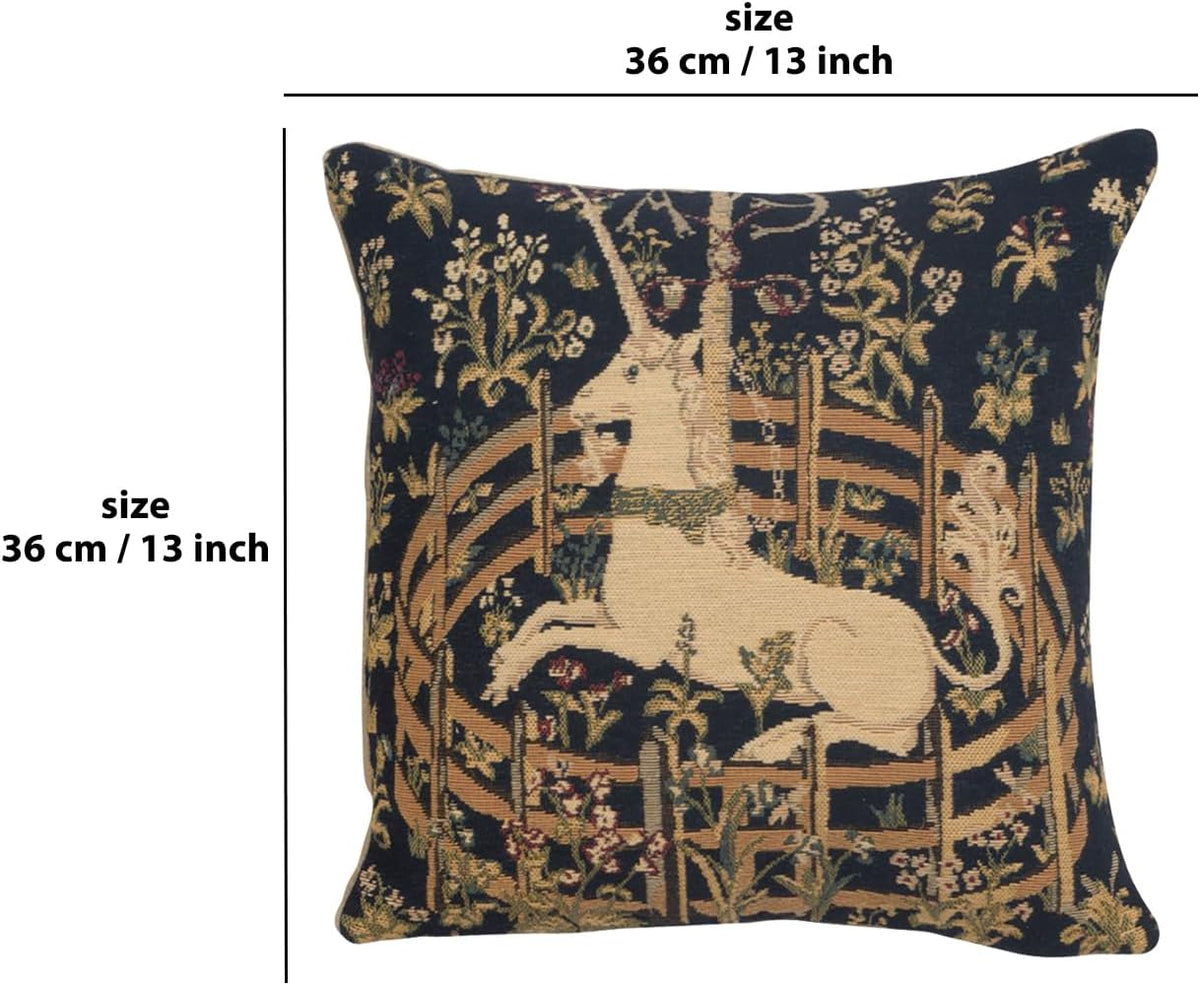 Charlotte Home Furnishings Decorative Pillow Covers for Couch 13X13 in Unicorn Throw Pillow Covers