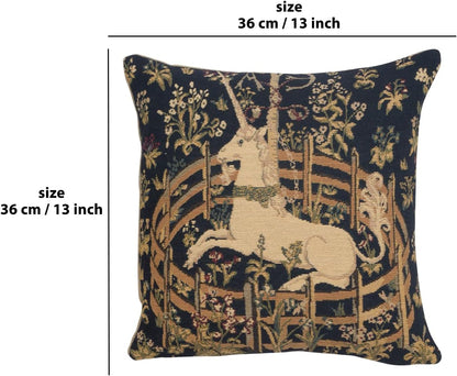 Charlotte Home Furnishings Decorative Pillow Covers for Couch 13X13 in Unicorn Throw Pillow Covers