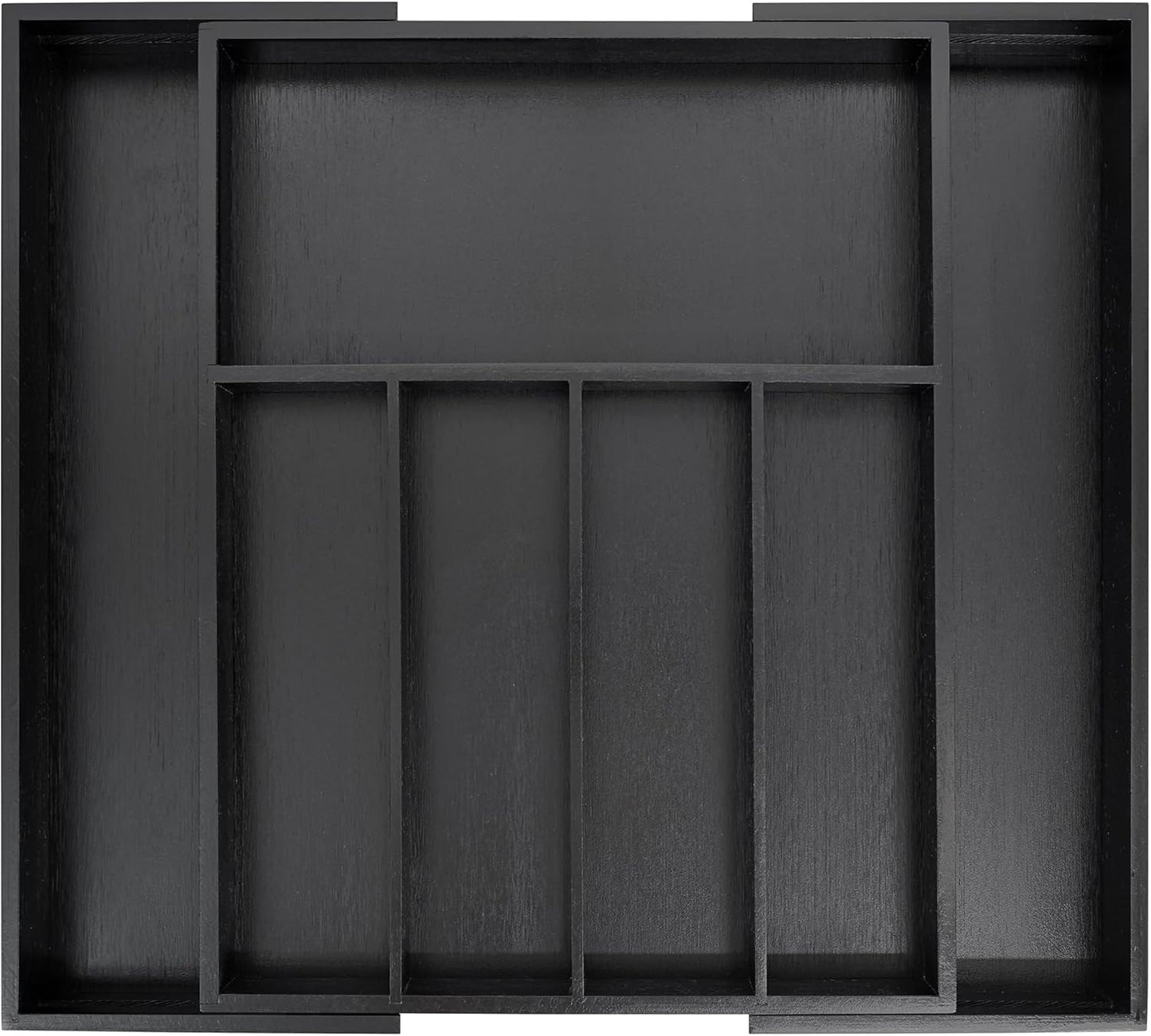 VaeFae Premium Bamboo Drawer Organizer, Expandable Silverware Drawer Organizer, Cutlery Tray with