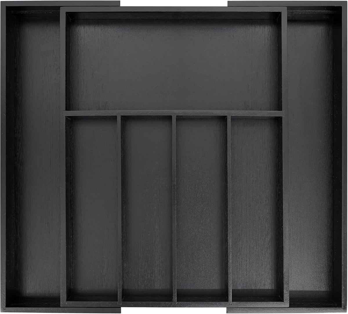 VaeFae Premium Bamboo Drawer Organizer, Expandable Silverware Drawer Organizer, Cutlery Tray with