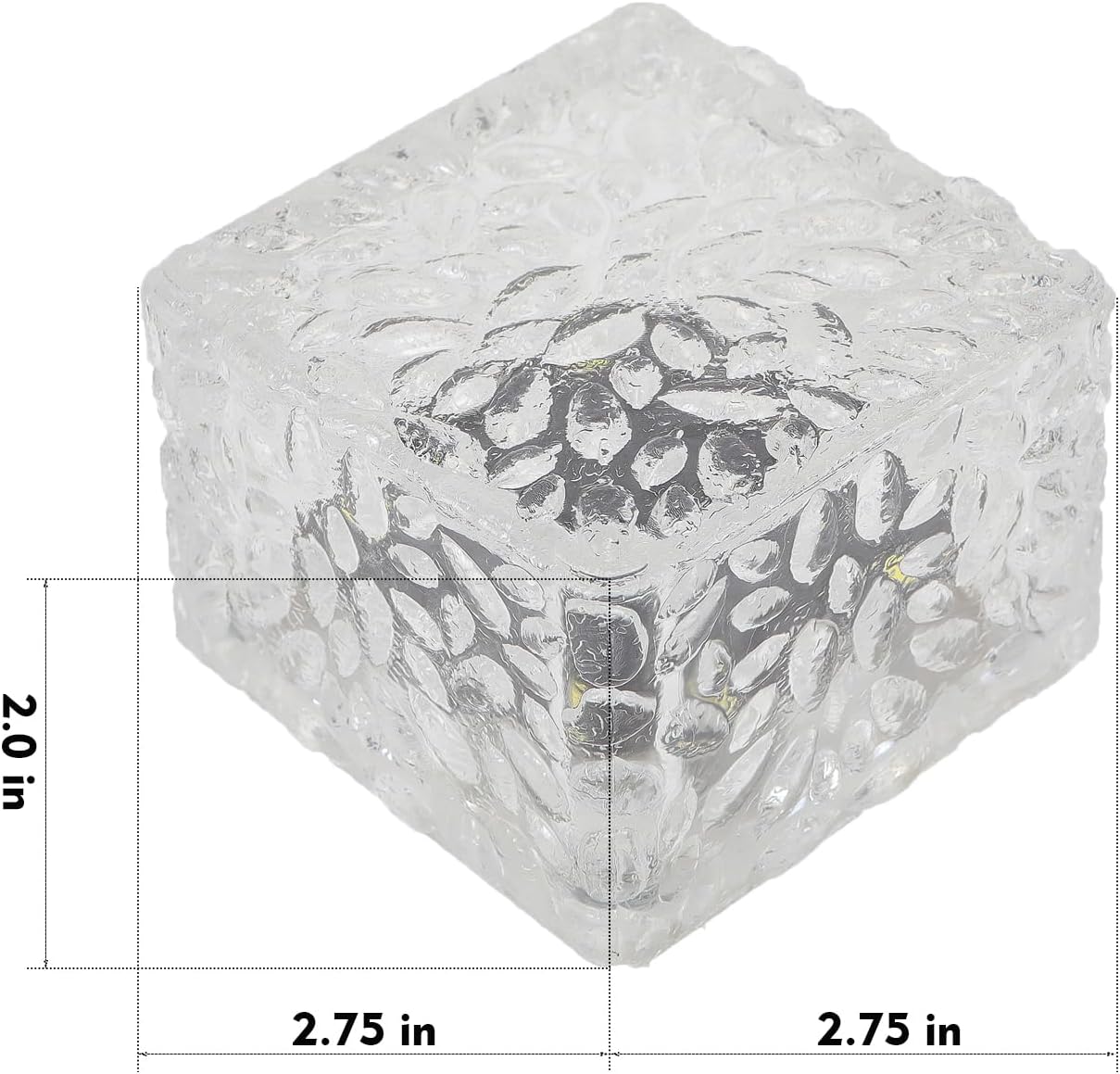 Solar Brick Lights - Outdoor Waterproof Patio & Garden Decor (3 Packs) for Patio, Yard, Walkway