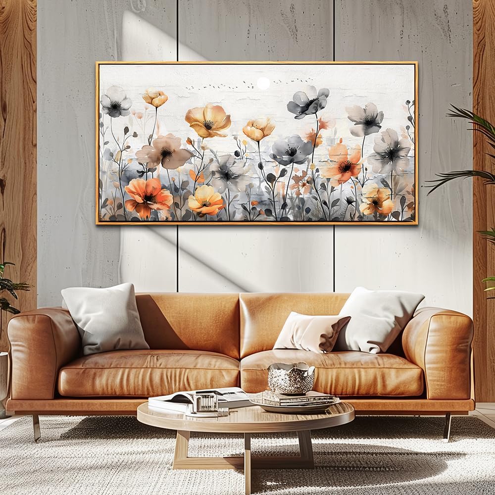ZUITINGHUA Wood Framed Canvas Wall Art For Living Room Large Wall Decor For Office Bedroom