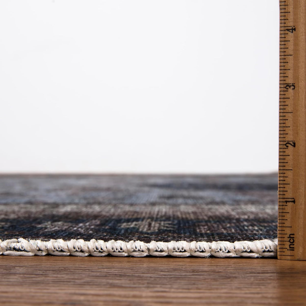 Keen Home Design 4x6 Rug - Machine Washable Area Rug with Non-Slip Backing, Ideal for Living Room