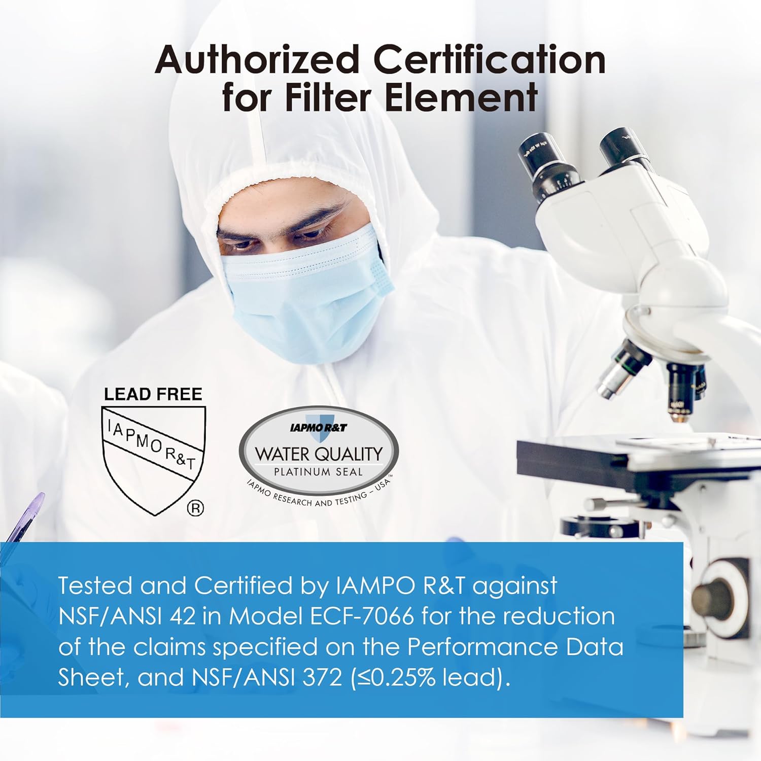 Waterdrop NSF/ANSI 42&372 Certified Water Filter, Replacement for Berkey® BB9-2® Black Filters