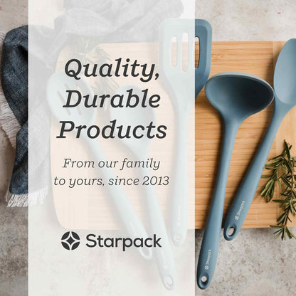 Starpack 'Stir & Serve' Silicone Cooking Utensils Set (5 Pcs) - Kitchen Utensil Set Heat Resistant