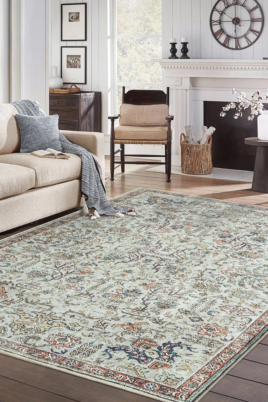 Keen Home Design 3x5 Rug - Machine Washable Entry Rug with Non-Slip Backing, Ideal for Enteryway