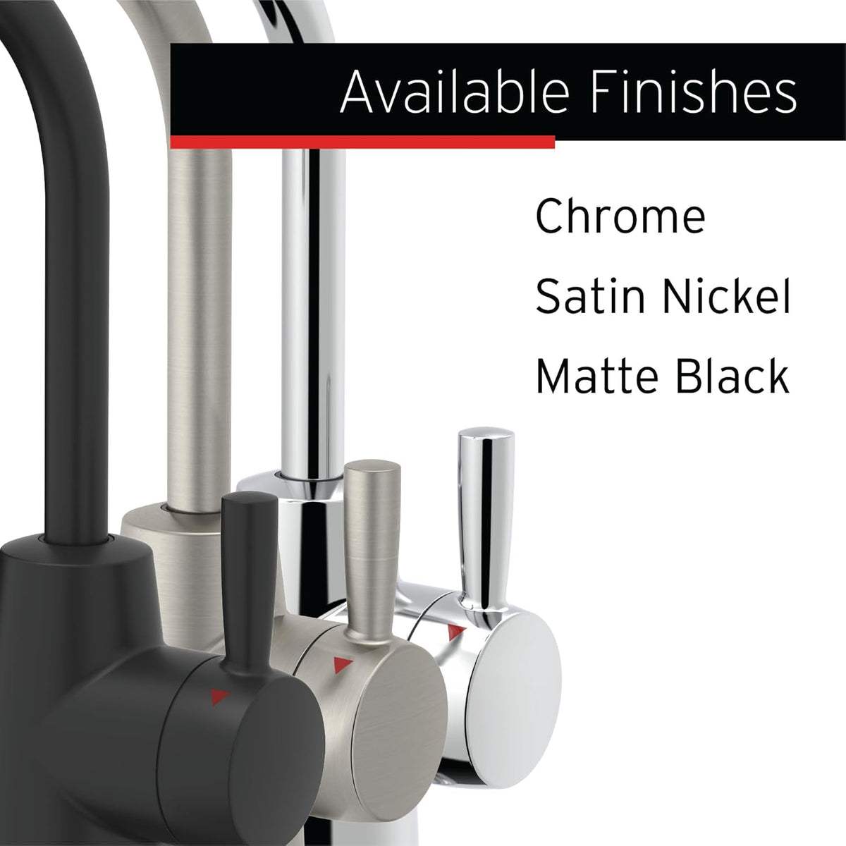 InSinkErator Stainless Steel Tank, H250MBLK-SS HOT250 System, Single-Handle Matte Black Faucet with