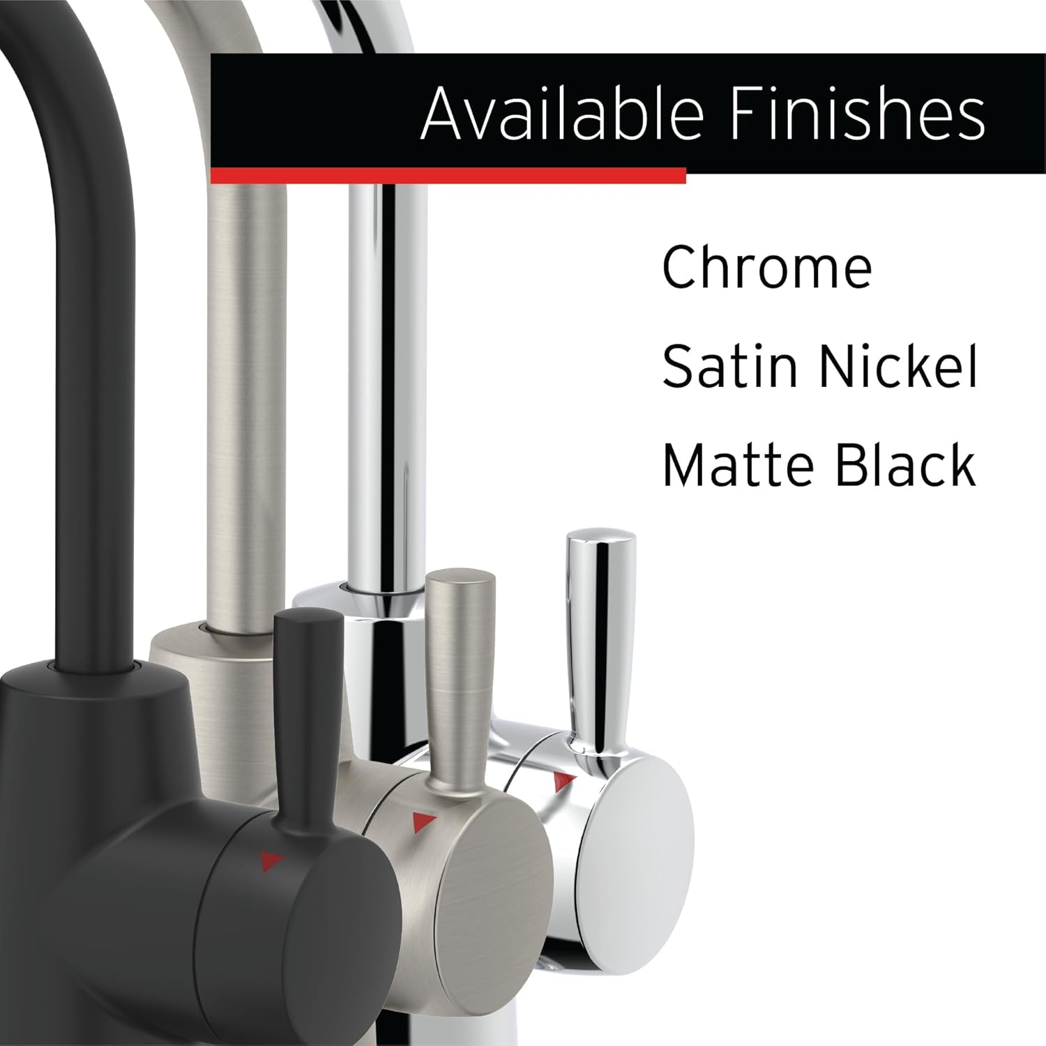 InSinkErator Stainless Steel Tank, H250MBLK-SS HOT250 System, Single-Handle Matte Black Faucet with