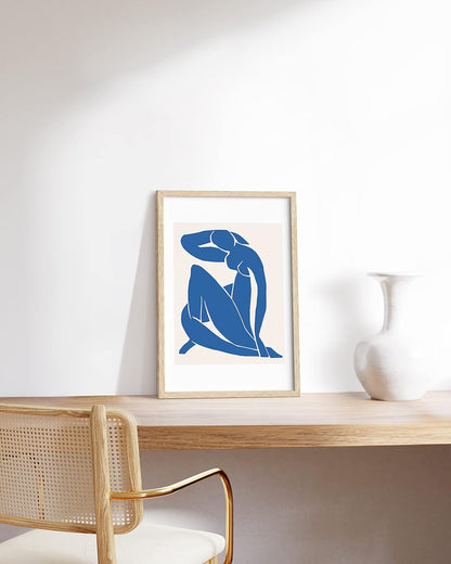 HAUS AND HUES 12 by 18 Picture Frame Set of 1-12 x 18 Poster Frame, 18x12 Light Wood Frame, 12x18