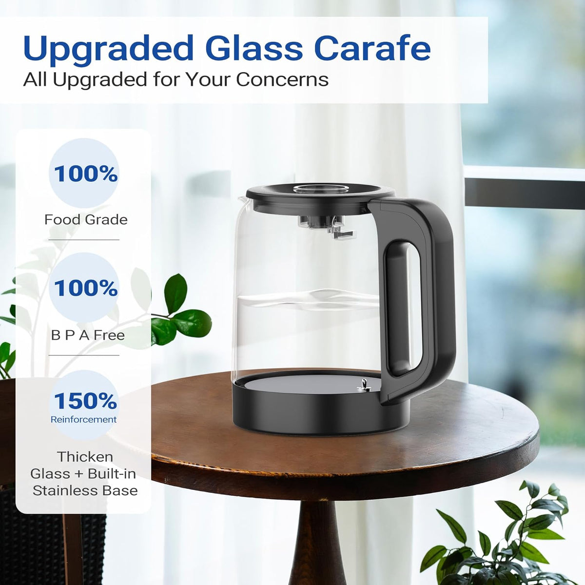 Ecoviva Countertop Reverse Osmosis System RO Water Filter, 5-Stage Filtration, Real-time TDS