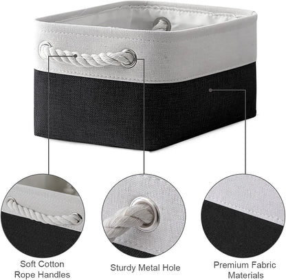 TheWarmHome Storage Bins for Shelves - 12x8x5.2 inch 1 Pack Storage Baskets for Gifts Empty for