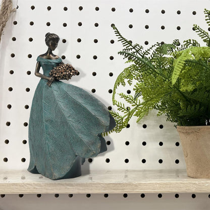 Guichifun Fairy Statue Collection Home Decoration - Leaf Angel Girls Resin Modern Table Decor for