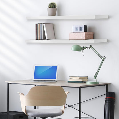 Sorbus Floating Shelves for Wall - 48 Inch Long Bathroom Shelves, Wall Decor for Bedroom, Kitchen
