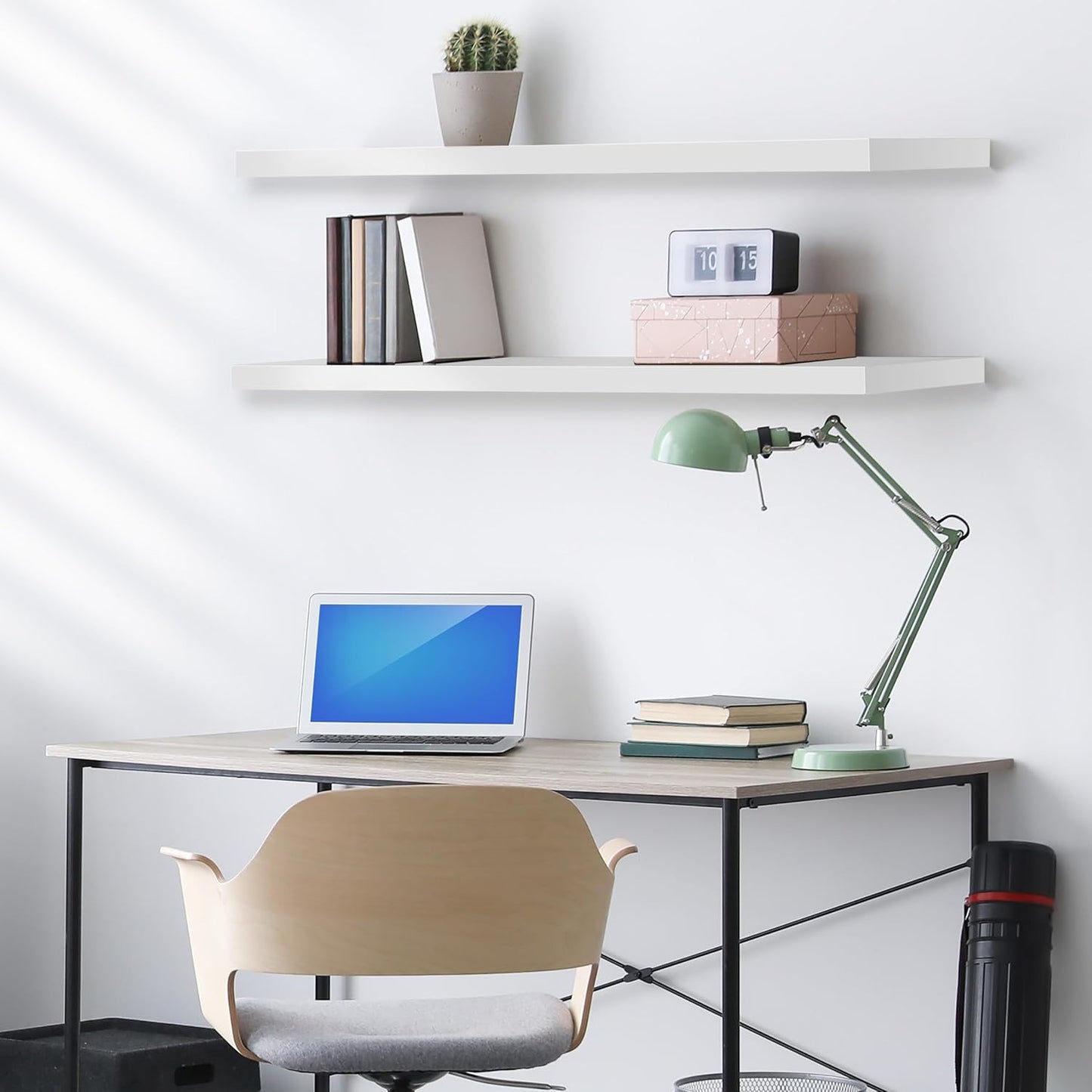 Sorbus Floating Shelves for Wall - 48 Inch Long Bathroom Shelves, Wall Decor for Bedroom, Kitchen