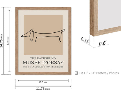 Poster Master Vintage Poster - Retro Minimalist Print - Gift for Artist, Housewarming - Dachshund