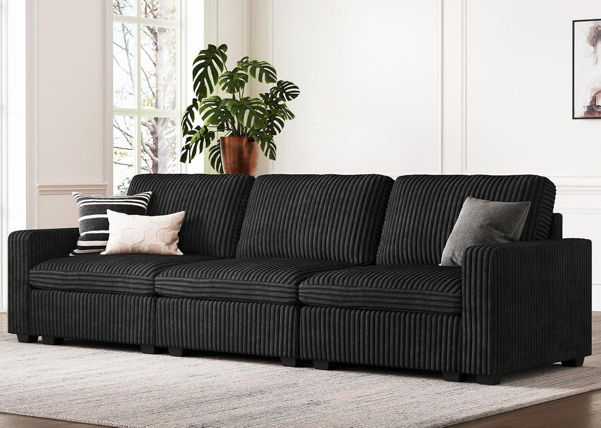 Belffin Modular Sectional Sofa with Storage Ottoman, Oversized Cloud Couch Sectional with Extra