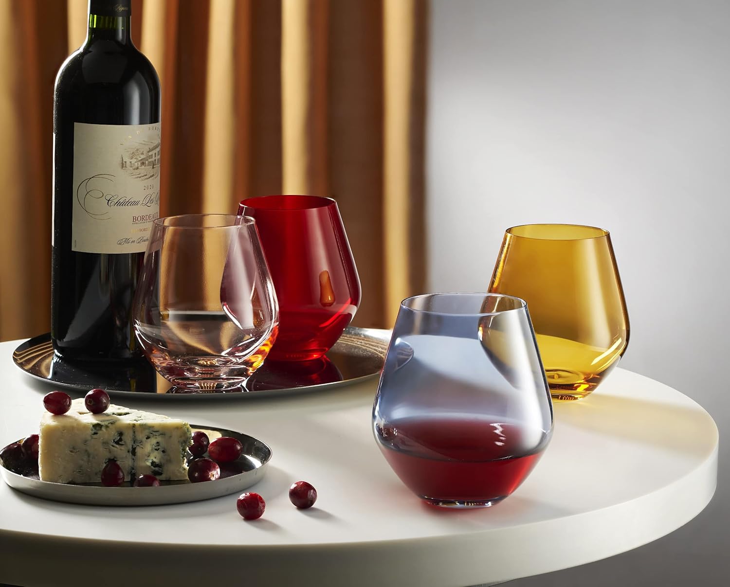 Godinger Wine Glasses, Stemless Wine Glasses, Red Wine Glasses, Drinking Glasses, European Made