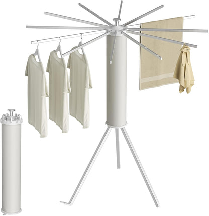 Tripod Clothes Drying Rack, Garment Rack Portable and Foldable Space Saving Laundry Drying Rack