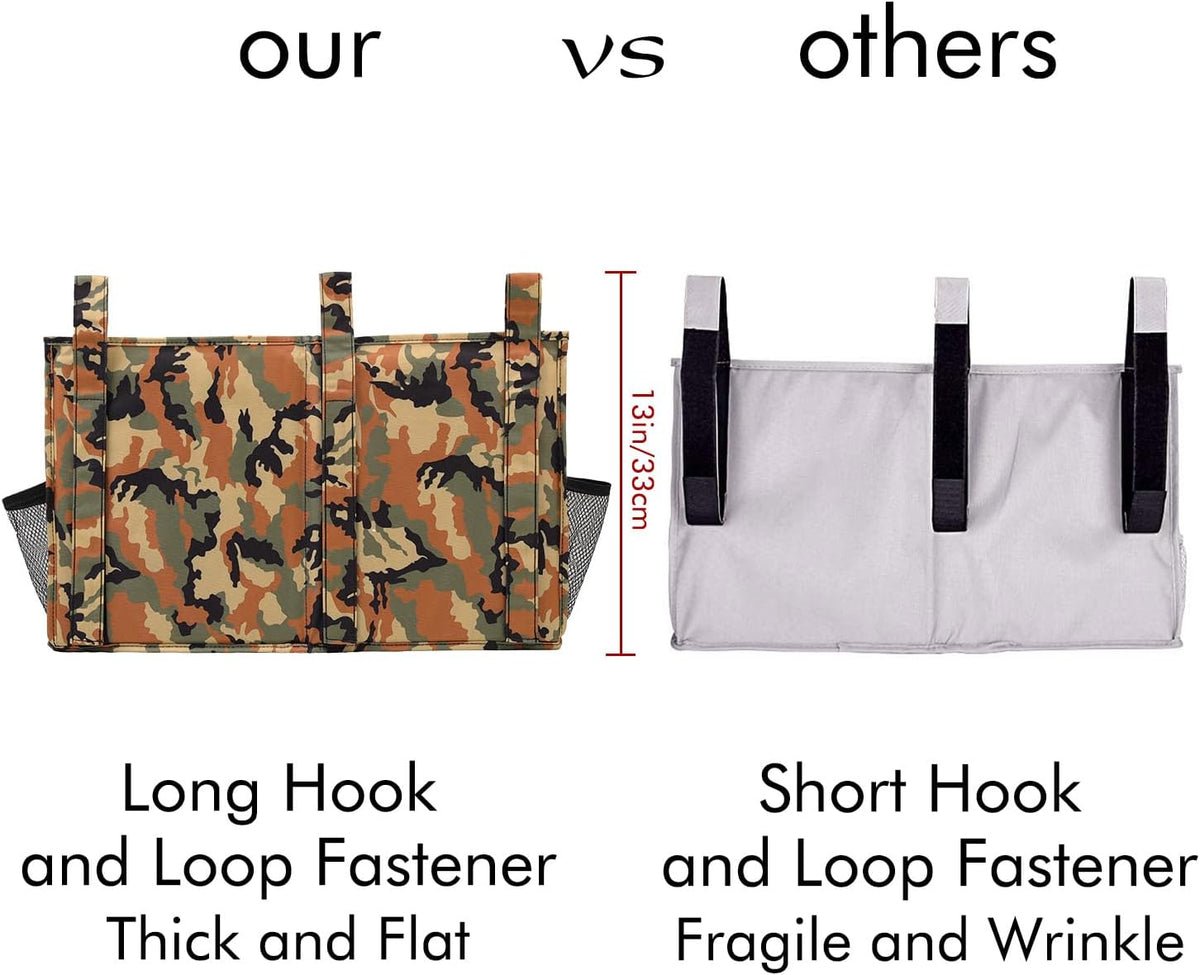 Surblue Bedside Caddy Hanging Organizer Storage Bag Pocket for Bunk, Hospital, College Dorm Rooms