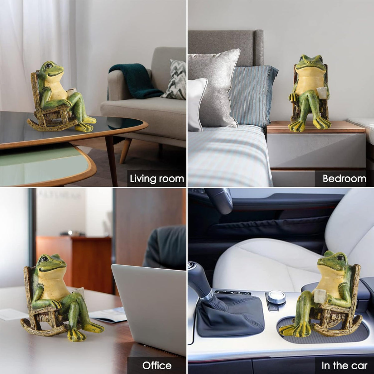 Miniature Frog Garden Statue Gifts Fall Halloween Decorations Fairy Garden Accessories Outdoor