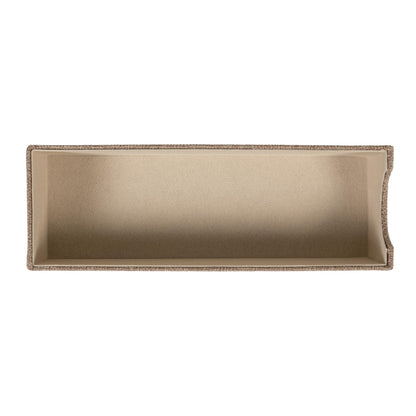 Household Essentials Brown 720-1 Deep Drawer Organizer Box for Storage | 12 in x 4 in x 3.13
