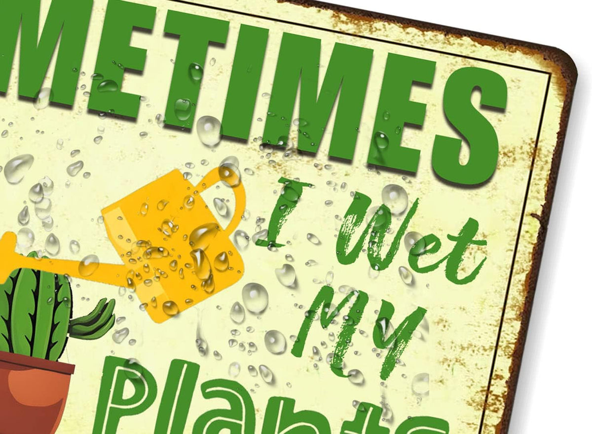 Funny Signs Garden Decor Outdoor Vintage Garden Decorative Metal Sign Gifts For Women Plant Lover