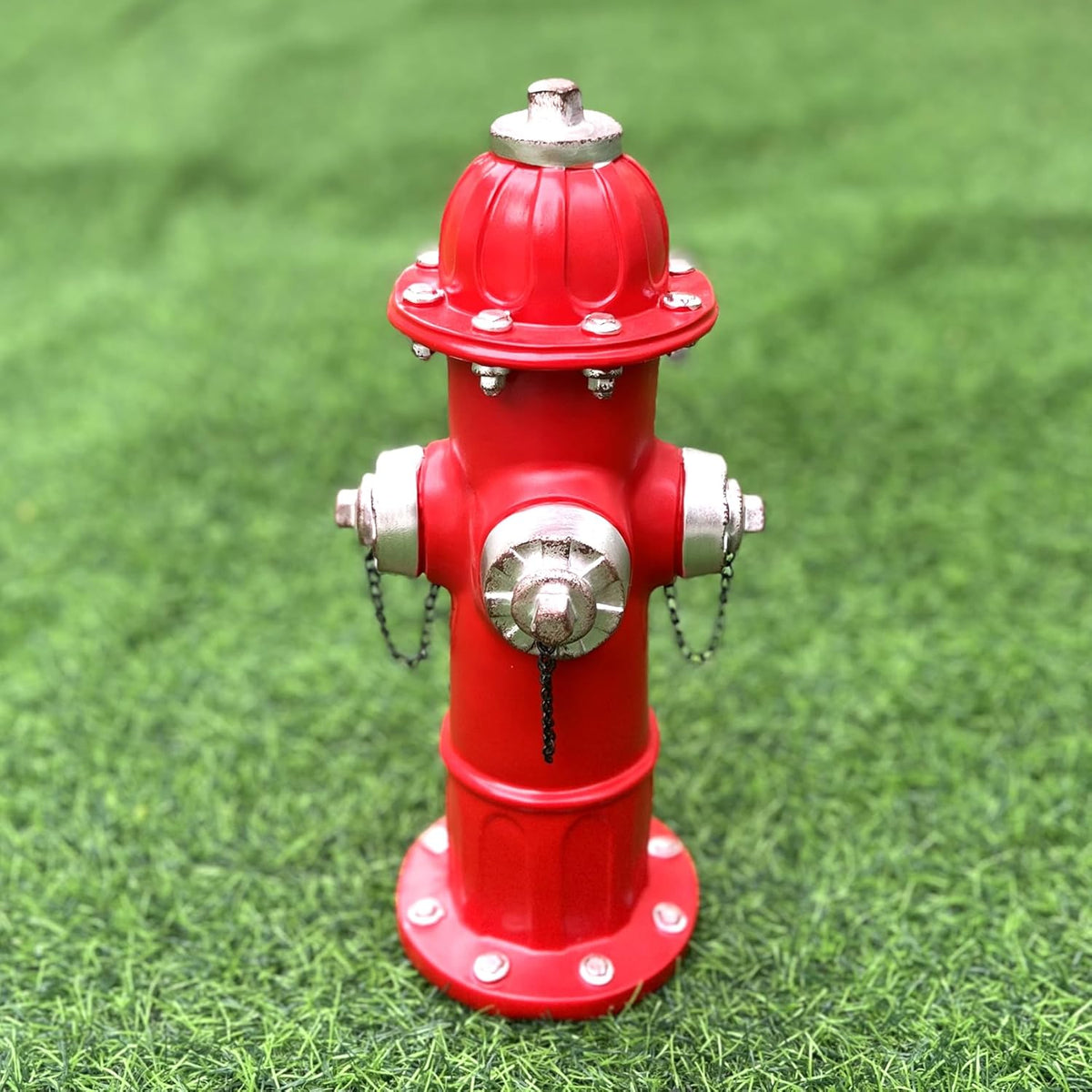 Elenon Garden Fire Hydrant Outdoor Statue Decorative for Dog to Peed on, 14.5" Fire Hydrant Puppy