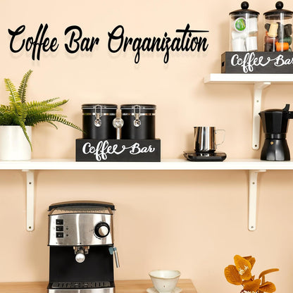 Yangbaga 2 x 63OZ Stainless Steel Coffee Canisters with Handle Shelf, Airtight Locking Clamp &