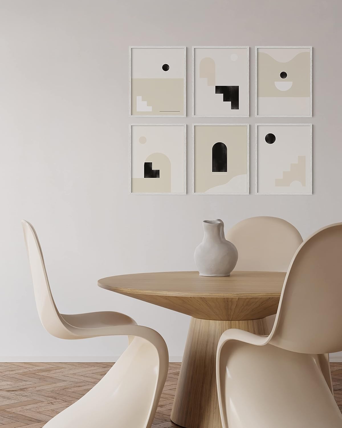 Haus and Hues 12x16 White Oak Wood Picture Frames Set of 25 - Premium Bulk Picture Frames 12x16