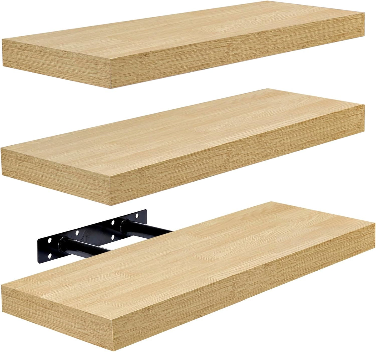 Sorbus Floating Shelves for Wall, Bathroom Shelves Wall Mounted for Kitchen, Bedroom, Bathroom