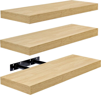Sorbus Floating Shelves for Wall, Bathroom Shelves Wall Mounted for Kitchen, Bedroom, Bathroom