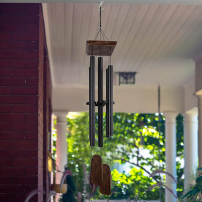 48" Large Wind Chimes for Outside Deep Tone, Wood Wind Chimes Outdoor Clearance, Memorial Gifts for