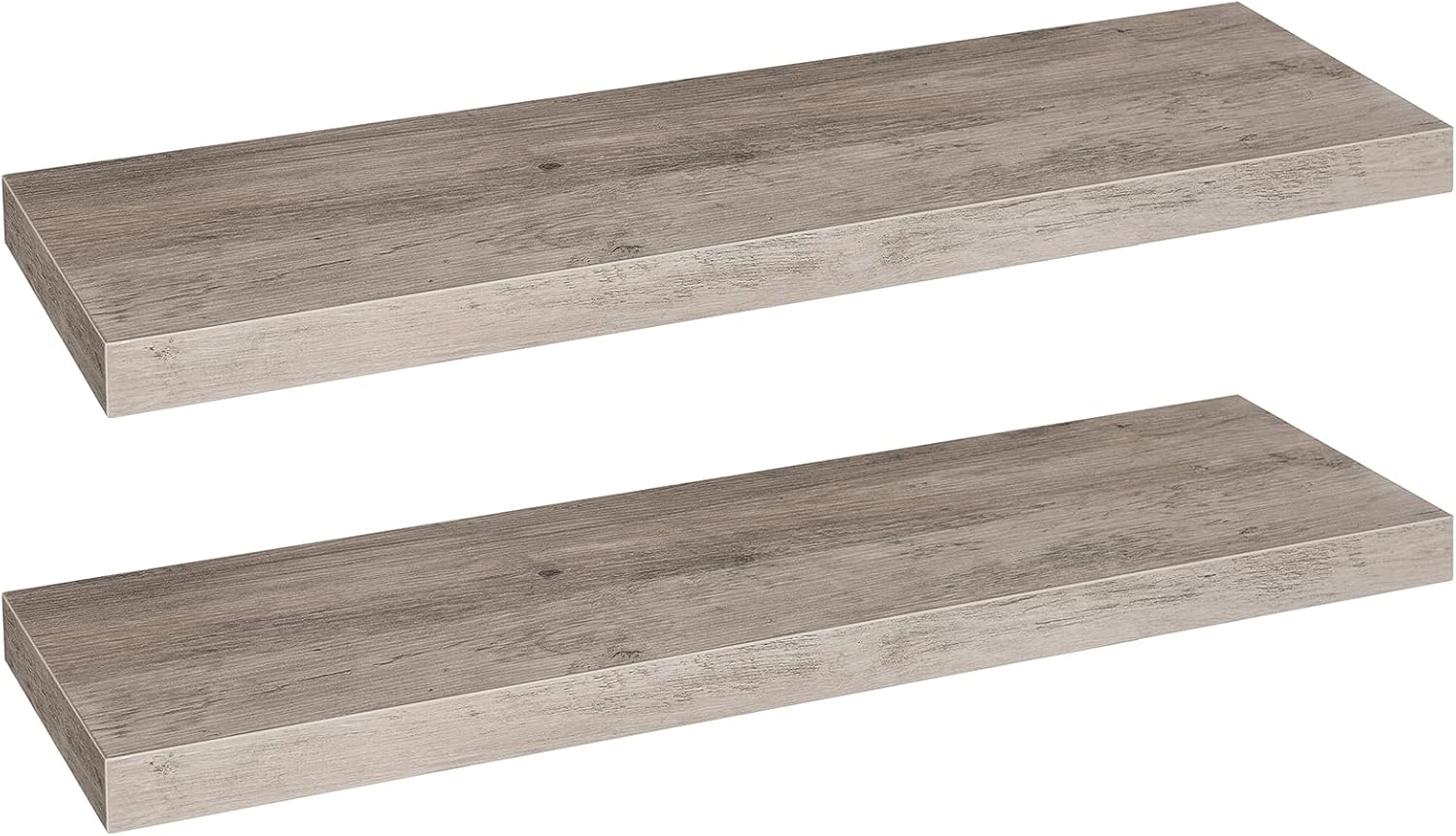 HOOBRO Floating Shelves for Wall, Wall Mounted Shelf Set of 2, 31.5" Hanging Shelf with Invisible