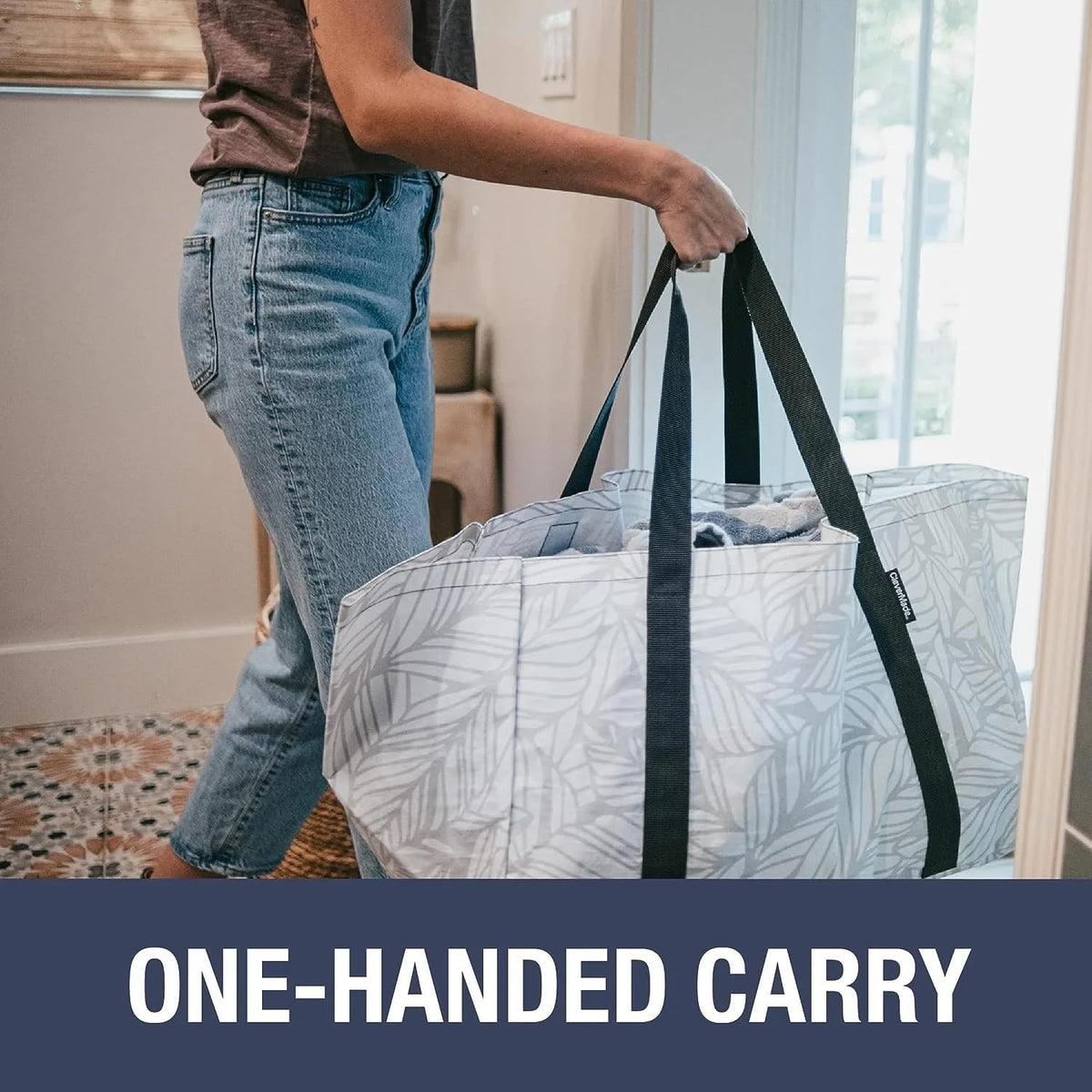 CleverMade Under Bed Storage Bag - Collapsible Storage for Shoes and Clothes Easy Use - Heavy Duty