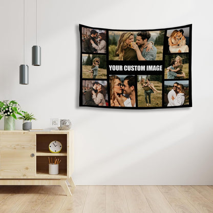 Custom Tapestry For Wall Bedroom Custom Backdrop Personalized Image Text Photo Customized Funny