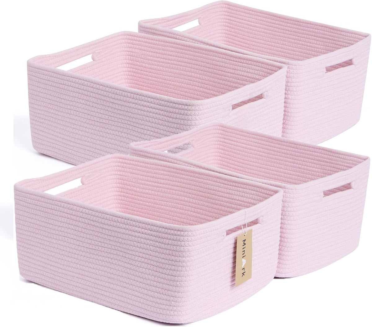 Large Storage Baskets for Organizing, Closet Shelf Baskets for Clothes Blanket Towels, Baby