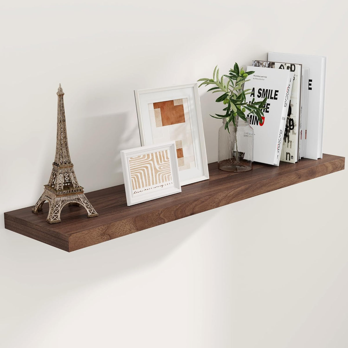 Floating Shelves 48 Inch Long, 48"W x 9"D Wall Shelf Invisible Bracket, 9 Inch Deep Floating Shelf
