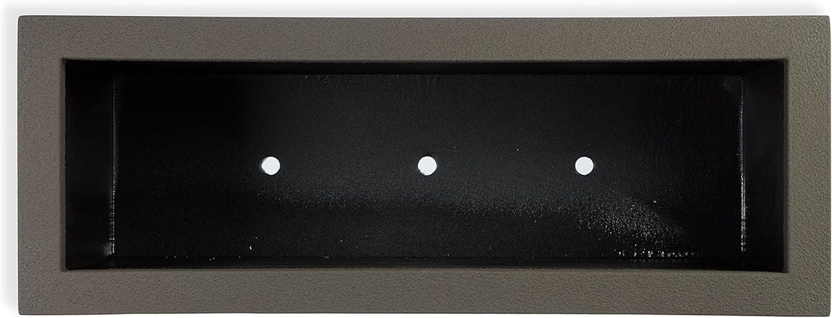 PolyStone Milan Tall Modern Outdoor/Indoor Rectangular Trough Planter, 46" L X 17" W X 19" H