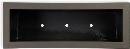PolyStone Milan Tall Modern Outdoor/Indoor Rectangular Trough Planter, 46" L X 17" W X 19" H