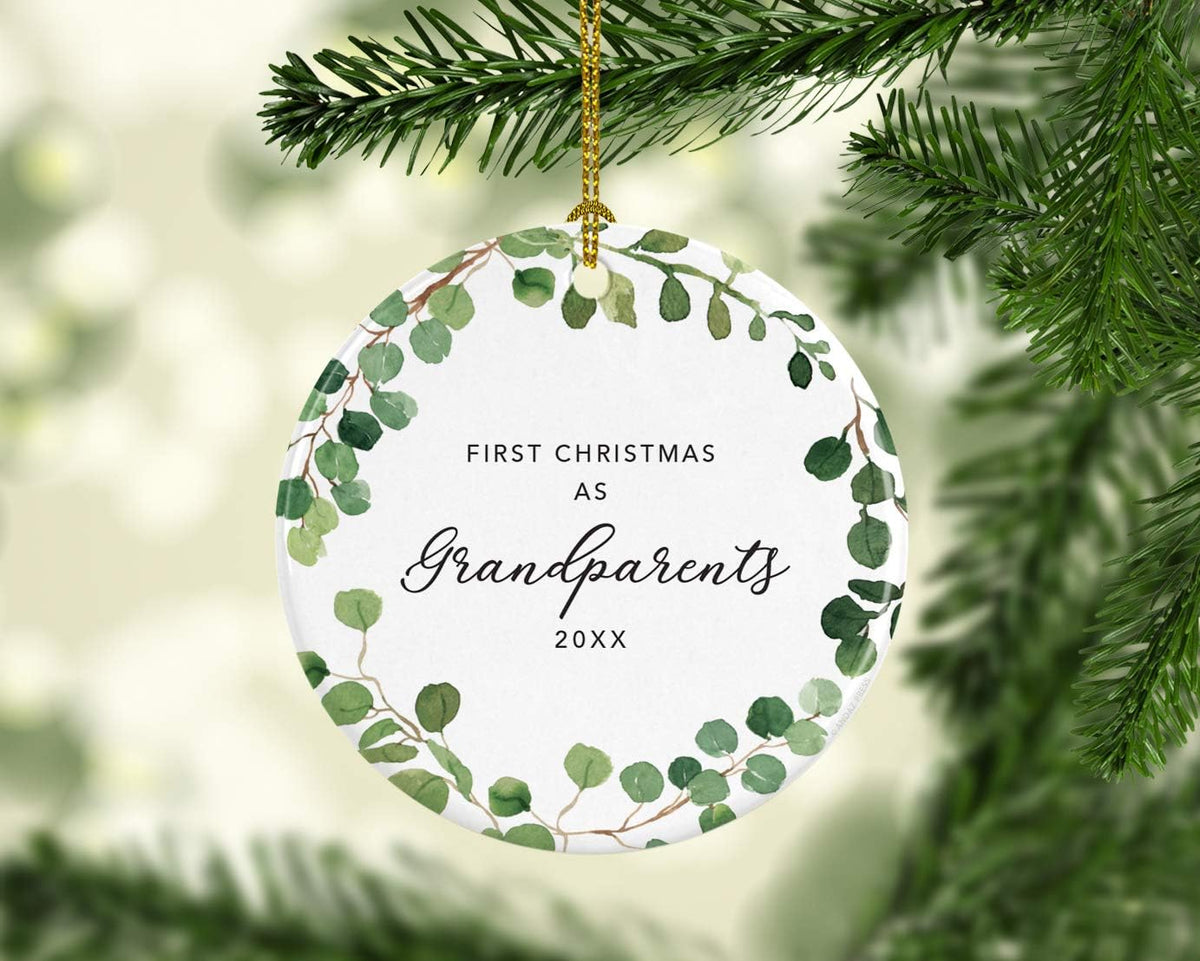 Andaz Press Custom Year Round Ceramic Porcelain Christmas Tree Ornament Keepsake Collectible Gift