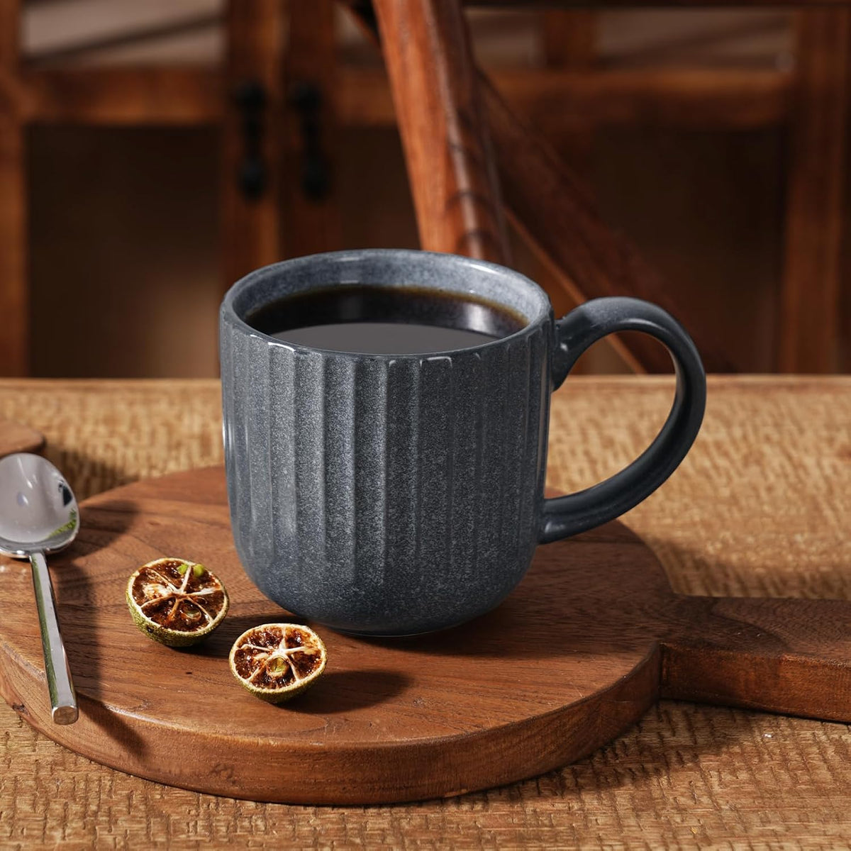 famiware Coffee Mugs Set of 6, Starlight 11 oz Mug Cup Set with Handle for Coffee, Tea, Cocoa, Milk