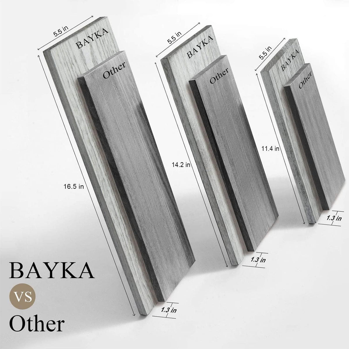 BAYKA Wall Shelves for Bedroom Decor, Floating Wall Shelves for Living Room Kitchen Storage, Wall